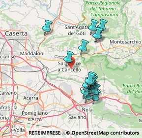 Mappa Via Fontanelle, 81027 San Felice a Cancello CE, Italia (7.37611)