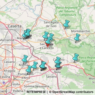 Mappa Via Fontanelle, 81027 San Felice a Cancello CE, Italia (8.736)