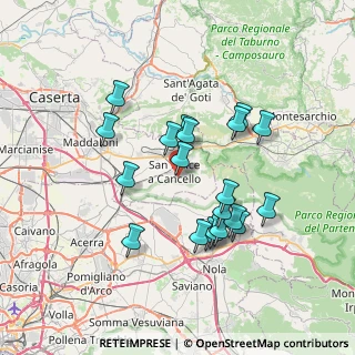 Mappa Via Fontanelle, 81027 San Felice a Cancello CE, Italia (6.929)