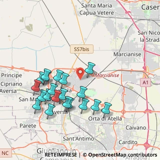 Mappa Unnamed Road Provincia di, 81030 Gricignano di Aversa CE, Italia (4.2165)