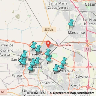 Mappa Unnamed Road Provincia di, 81030 Gricignano di Aversa CE, Italia (4.675)