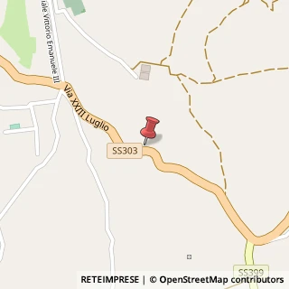 Mappa Via XXIII Luglio, 303, 83044 Bisaccia, Avellino (Campania)