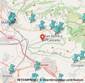 Mappa Via dei Sanniti, 81027 San Felice a Cancello CE, Italia (6.7295)