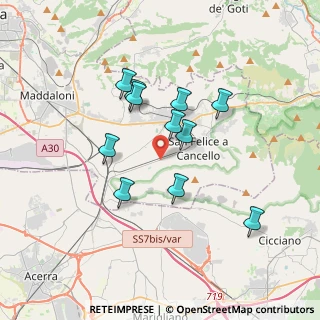 Mappa Via dei Sanniti, 81027 San Felice a Cancello CE, Italia (3.27273)