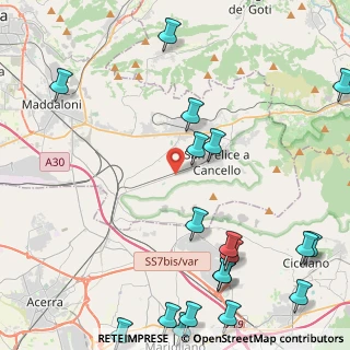Mappa Via dei Sanniti, 81027 San Felice a Cancello CE, Italia (6.8675)