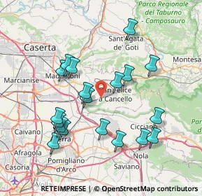 Mappa Della Valle Caudina, 81027 San Felice A Cancello CE, Italia (8.02053)