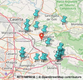 Mappa Della Valle Caudina, 81027 San Felice A Cancello CE, Italia (8.661)