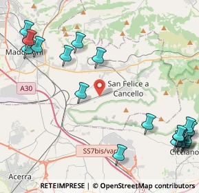 Mappa Della Valle Caudina, 81027 San Felice A Cancello CE, Italia (6.5975)