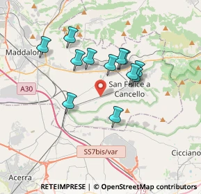 Mappa Della Valle Caudina, 81027 San Felice A Cancello CE, Italia (3.155)