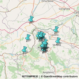 Mappa Via Barsanti, 85025 Melfi PZ, Italia (9.318)