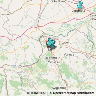 Mappa Via Barsanti, 85025 Melfi PZ, Italia (40.44895)
