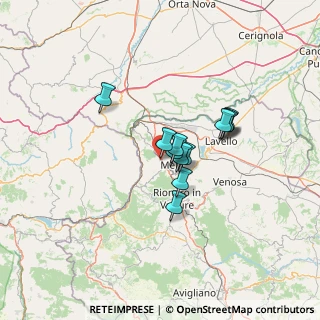 Mappa Via Giambattista Bodoni, 85025 Melfi PZ, Italia (9.7525)