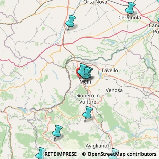 Mappa Via Barsanti, 85025 Melfi PZ, Italia (29.276)