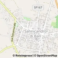 Peta Sannicandro di Bari