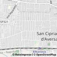 Map San Cipriano d'Aversa