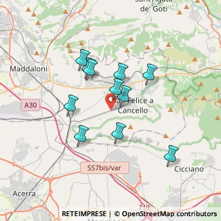 Mappa Via Vecchia Ponti Rossi, 81027 San Felice A Cancello CE, Italia (3.22091)