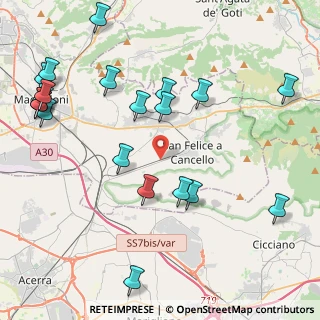 Mappa Via Vecchia Ponti Rossi, 81027 San Felice A Cancello CE, Italia (5.6035)
