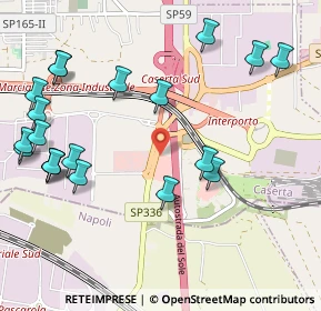 Mappa SP 336 Sannitica - KM 18500 La Reggia Designer Outlet, 81025 Marcianise CE (1.3735)