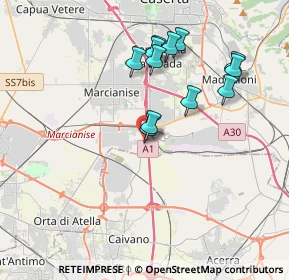 Mappa SP 336 Sannitica - KM 18500 La Reggia Designer Outlet, 81025 Marcianise CE (3.735)