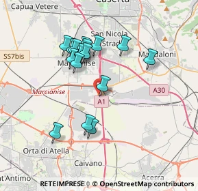 Mappa SP 336 Sannitica - KM 18500 La Reggia Designer Outlet, 81025 Marcianise CE (3.48235)