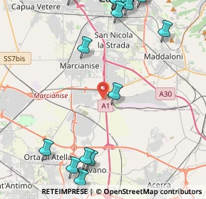 Mappa SP 336 Sannitica - KM 18500 La Reggia Designer Outlet, 81025 Marcianise CE (6.7125)