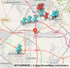 Mappa SP 336 Sannitica - KM 18500 La Reggia Designer Outlet, 81025 Marcianise CE (4.805)