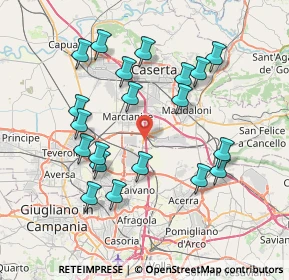 Mappa SP 336 Sannitica - KM 18500 La Reggia Designer Outlet, 81025 Marcianise CE (8.108)