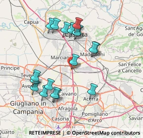 Mappa SP 336 Sannitica - KM 18500 La Reggia Designer Outlet, 81025 Marcianise CE (7.93056)