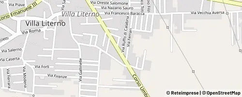 Mappa Villa Literno
