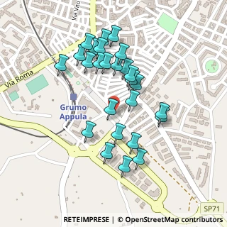 Mappa Via Martiri di Nassiriya, 70025 Grumo Appula BA, Italia (0.21538)