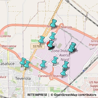 Mappa Zona Industriale Aversa CE IT, 81030 Teverola CE, Italia (0.8015)