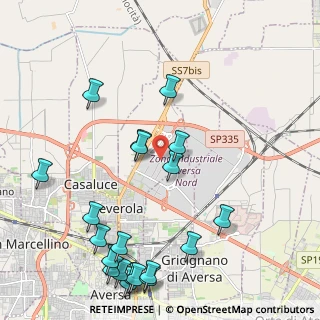 Mappa Zona Industriale Aversa CE IT, 81030 Teverola CE, Italia (2.849)