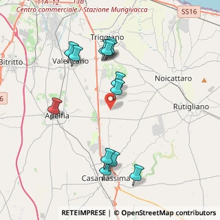 Mappa Via Paolo Borsellino, 70010 Cellamare BA, Italia (4.38615)