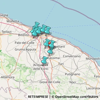 Mappa Via Paolo Borsellino, 70010 Cellamare BA, Italia (11.16)