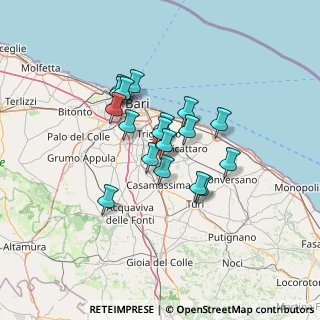 Mappa Via Paolo Borsellino, 70010 Cellamare BA, Italia (10.68389)