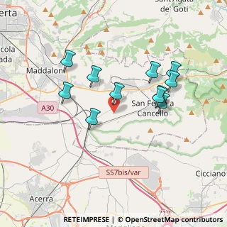 Mappa Via Trotti, 81027 San Felice a Cancello CE, Italia (3.61455)