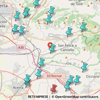 Mappa Via Trotti, 81027 San Felice a Cancello CE, Italia (6.622)