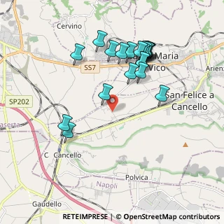 Mappa Via Trotti, 81027 San Felice a Cancello CE, Italia (2.0625)