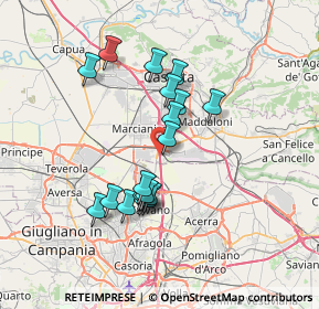 Mappa Autostrada del Sole, 81025 Caivano NA, Italia (6.54778)