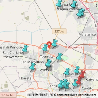 Mappa Via Appia 7 Bis KM. 11, 81030 Teverola CE, Italia (6.3805)