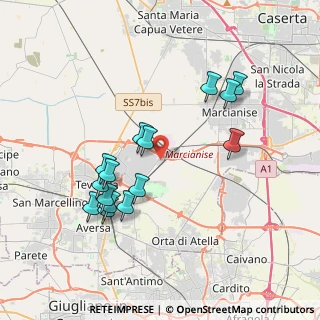 Mappa Via delle Industrie, 81030 Gricignano di Aversa CE, Italia (3.96067)