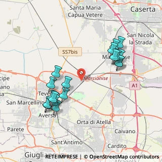 Mappa Via delle Industrie, 81030 Gricignano di Aversa CE, Italia (4.30278)
