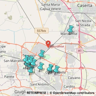 Mappa Via delle Industrie, 81030 Gricignano di Aversa CE, Italia (5.12)