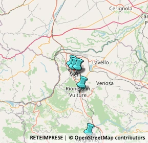 Mappa 85025 Melfi PZ, Italia (26.946)