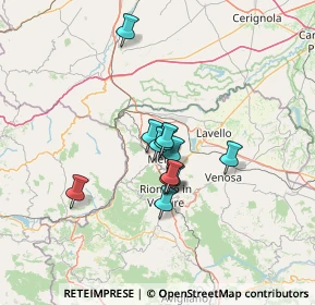 Mappa 85025 Melfi PZ, Italia (9.51833)