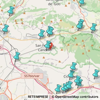 Mappa Via Talanico, 81027 San Felice a Cancello CE, Italia (6.8565)