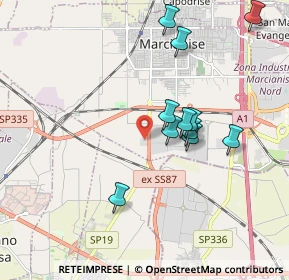 Mappa Sp 22 km 1750, 81025 Marcianise CE, Italia (1.87091)