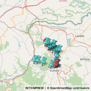 Mappa C.da Cavallerizzi e Ponticelli, 85025 Melfi PZ, Italia (6.061)