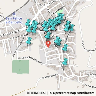 Mappa Via Vincenzo Monti, 81027 San Felice a Cancello CE, Italia (0.24467)