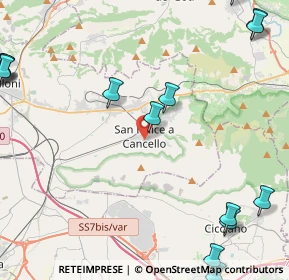 Mappa Via Vincenzo Monti, 81027 San Felice a Cancello CE, Italia (7.2825)